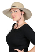 Safari Large Brimmed Sun Hat for Women 50+ UPF Sun Protection