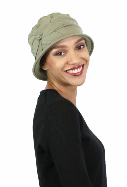 Seattle Chic Combed Cotton Cloche Hat for Women 50+ UPF Sun Protection