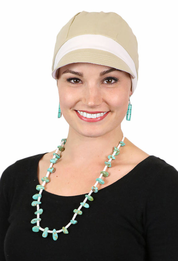 Whimsy Sport Soft Cotton Hat Chemo Headwear All Colors 50+UPF Sun Protection