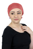 Bamboo Celeste Headscarf Pre Tied Chemo Headwear 50+ UPF Sun Protection