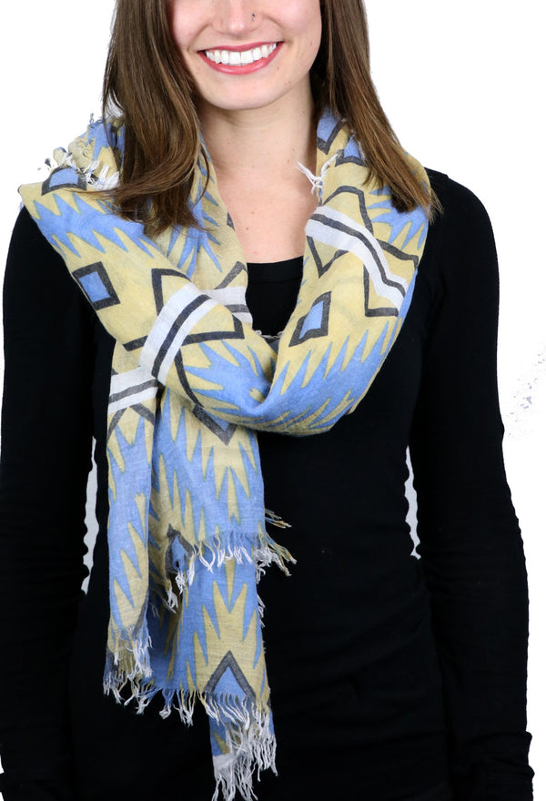 Tribal Print Summer Scarf for Women CLOSEOUT!