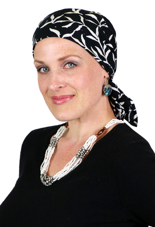 Bali Batik Headscarf Chemo Headwear 50+ UPF Sun Protection 28" x 28"