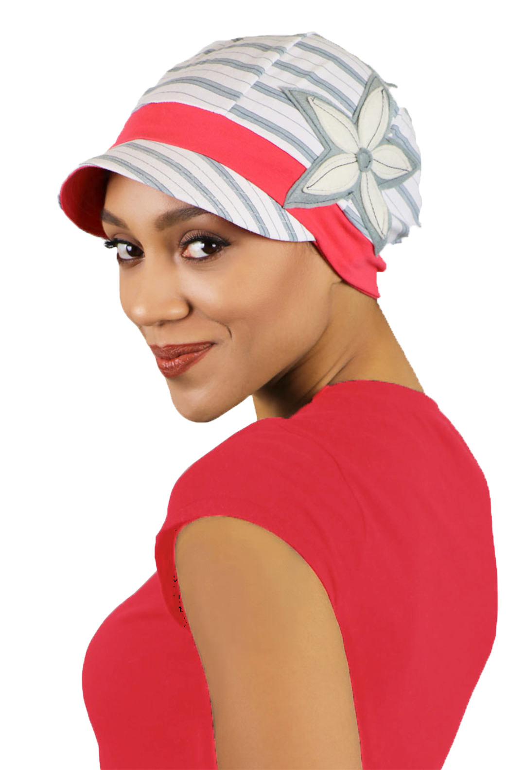 Whimsy Cotton Chemo Hat for Women Under the Boardwalk 50+UPF