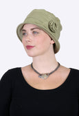 Vancouver Verve Combed Cotton Cloche Hat Chemo Headwear 50+ UPF Sun Protection