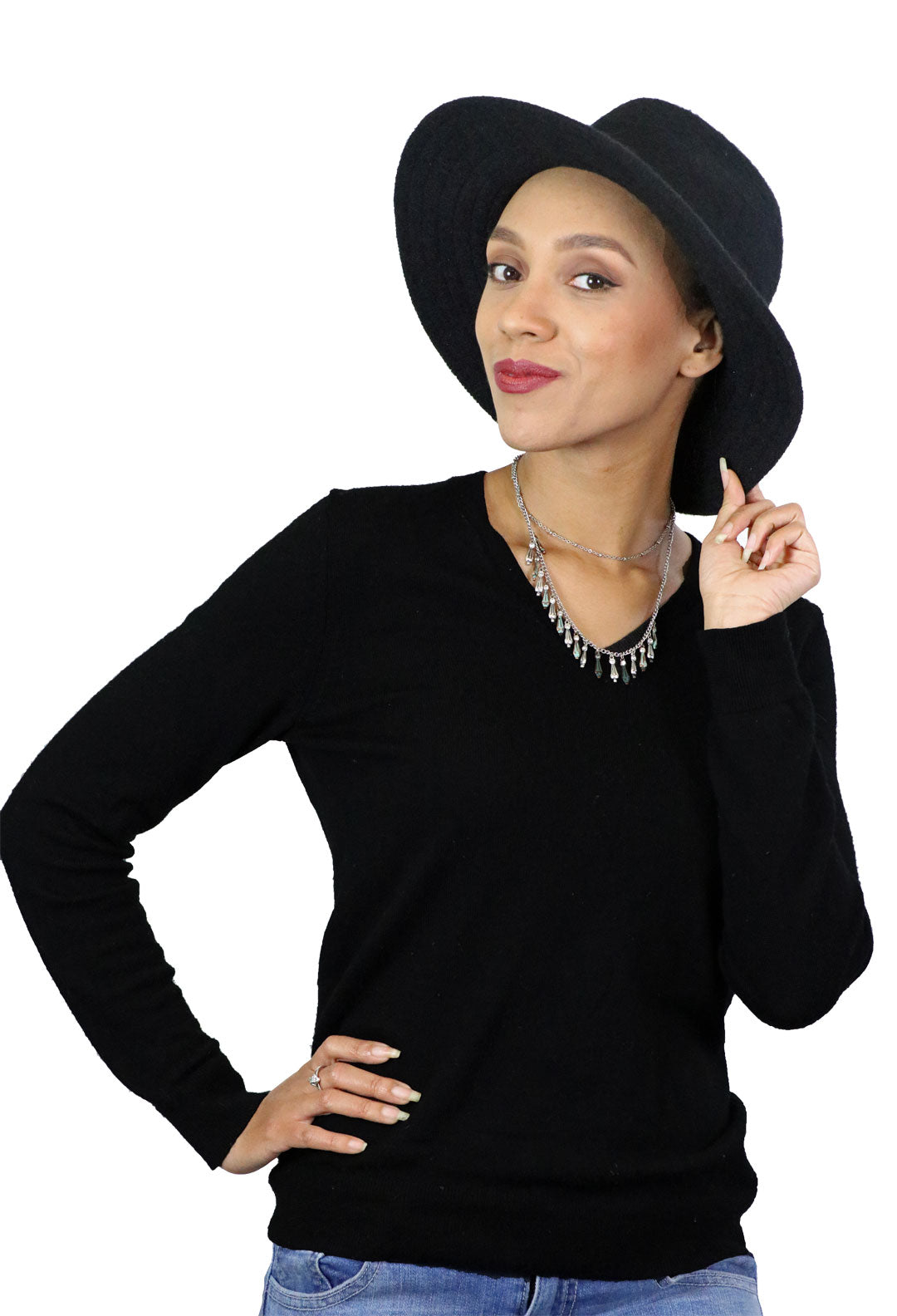Misty Malloy Wide Brim Fedora for Women Wool Blend CLOSEOUT!