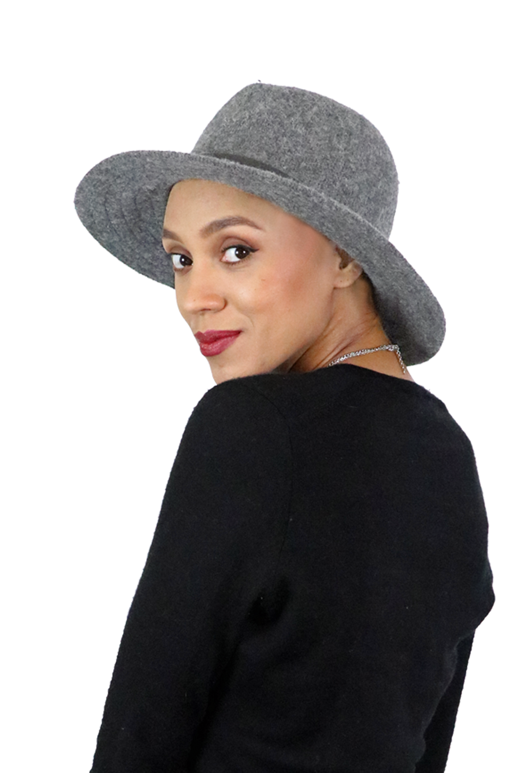 Misty Malloy Wide Brim Fedora for Women Wool Blend CLOSEOUT!